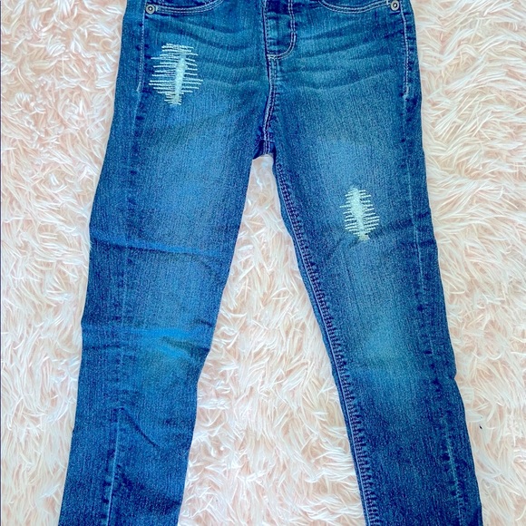 Sonoma Girls Distressed Blue Jean Jeggings 6X - Picture 4 of 6